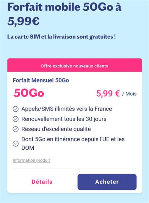 Hey! 14€ : Appels & sms illimités + 50 GB .